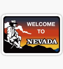 Pegatina Welcome to Nevada, Road Sign, USA
