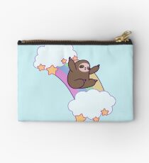 Rainbow Cloud Sloth Studio Pouch