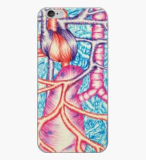 Vinilo o funda para iPhone Heart and Lungs in Pen