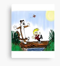 calvin and hobbes Canvas Print