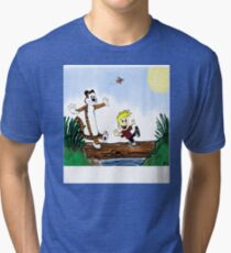 calvin and hobbes Tri-blend T-Shirt