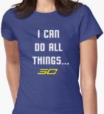 Steph Curry Do All Things Women's Fitted T-Shirt