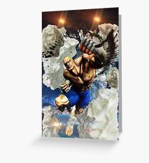 Tiger Street Fighter Case Greeting Card