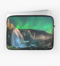 Aurora Falls, Eastern Iceland Laptop Sleeve