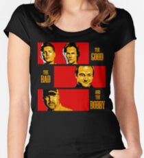 The Good, The Bad, And The Bobby Women's Fitted Scoop T-Shirt