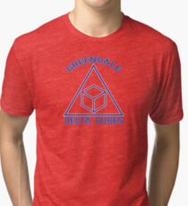 Greendale Delta Cubes Frat Tri-blend T-Shirt