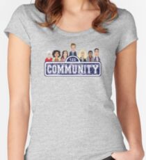 Community Street Women's Fitted Scoop T-Shirt