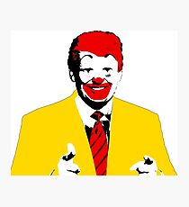 Lámina fotográfica Ronald McDonald Trump