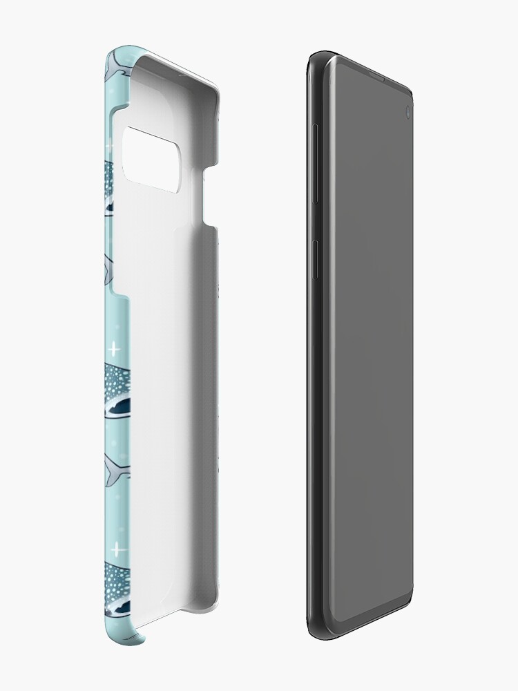 Alternate view of Shark Pattern Case & Skin for Samsung Galaxy