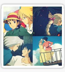 Sophie and Howl - Studio Ghibli Sticker