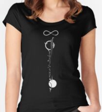 Commander Tattoo - White Design Women's Fitted Scoop T-Shirt