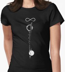 Commander Tattoo - White Design Women's Fitted T-Shirt