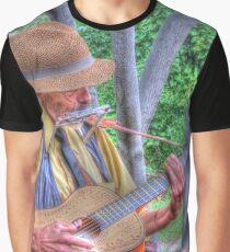Traveling Troubadour Graphic T-Shirt