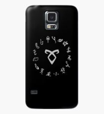 Alle Runen Symbol - Schattenjäger Hülle & Klebefolie für Samsung Galaxy