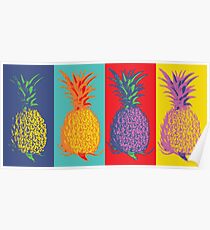 Pineapple Pop-Art Poster
