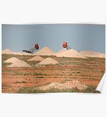 The opal fields, Coober pedy,S.A. Poster
