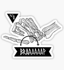 Biker anatomy Sticker