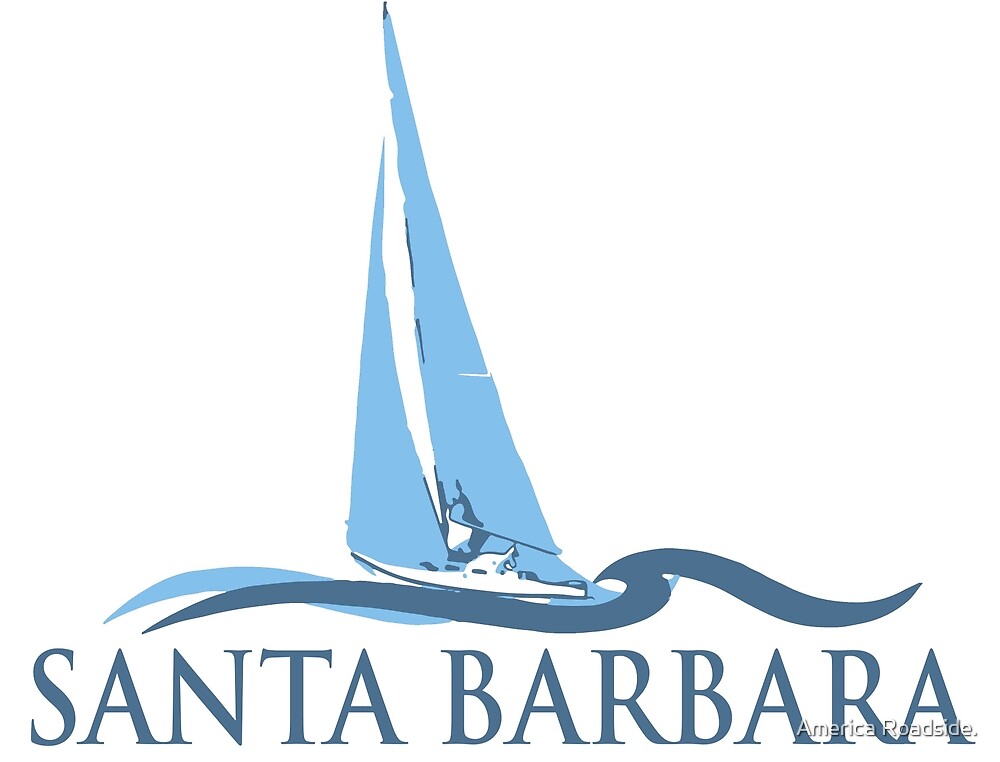 "Santa Barbara California." by America Roadside. Redbubble