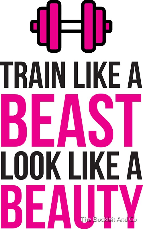 Download "Train Like a Beast, Look Like a Beauty!" Stickers by The ...