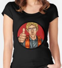 MATT The Radar Technician - Adam Driver SNL Star Wars Women's Fitted Scoop T-Shirt