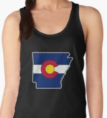 Arkansas Colorado flag Women's Tank Top