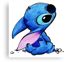 Lilo and Stitch Drawing: Canvas Prints | Redbubble