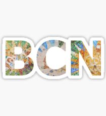 BCN Barcelona Gaudi Sticker