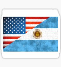 Made In America With Argentinian Parts Sticker
