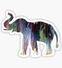 Elephant art Sticker