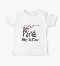 Panda Bears Big Sister Baby Tee