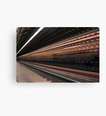 speeding metro Canvas Print