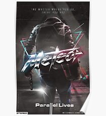 Meteor - "Parallel Lives" album artwork Poster