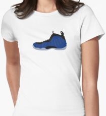 Foamposite - Royal Women's Fitted T-Shirt