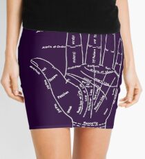 Chart of the Hand - fortune-telling Mini Skirt