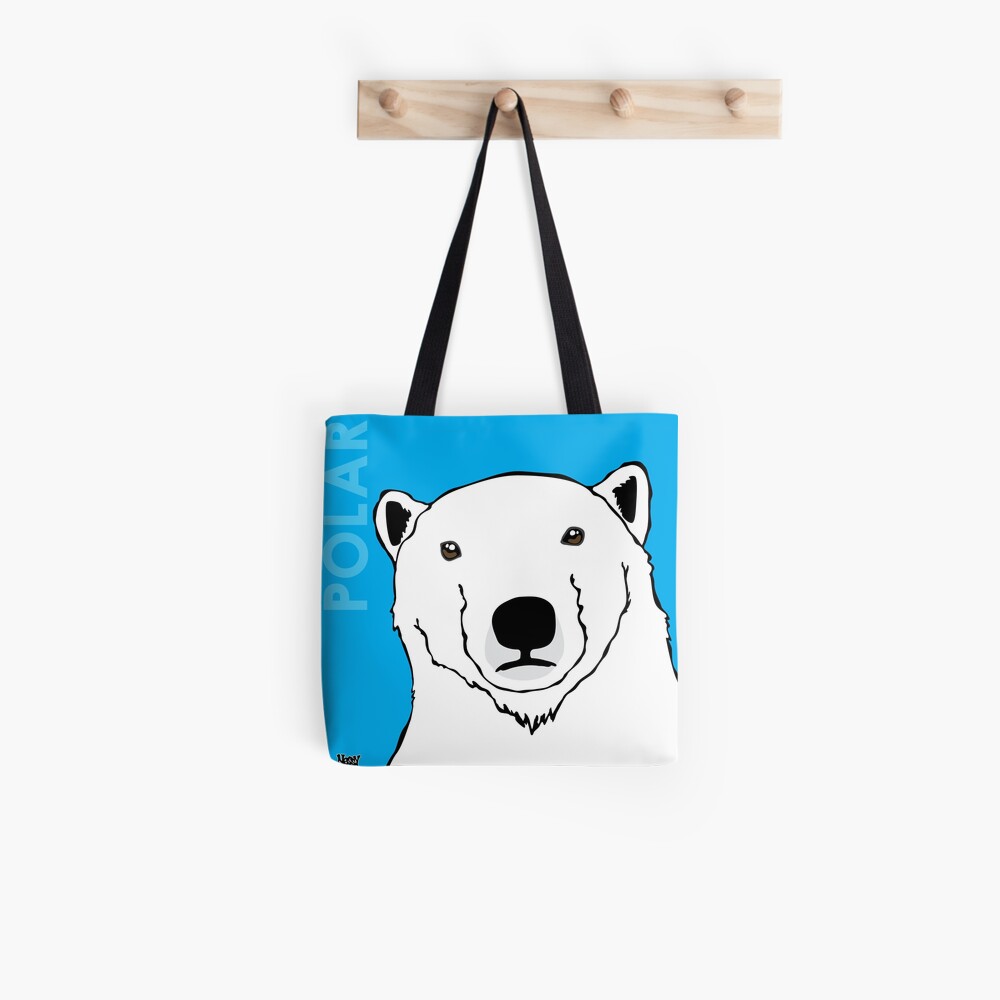 "Polar Bear" Tote Bag by Nessyart Redbubble