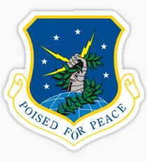 91th Missile Wing "Poised for Peace" Sticker