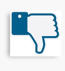 Dislike Canvas Print