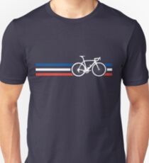 Bike Stripes French National Road Race v2 Unisex T-Shirt