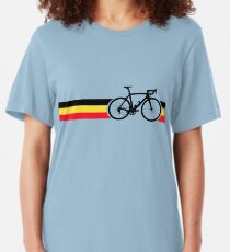 Bike Stripes Belgian National Road Race Slim Fit T-Shirt