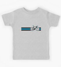 Fahrrad Stripes Team Himmel Kinder T-Shirt