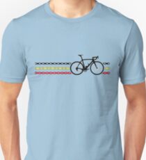 Bike Stripes Belgium - Chain Unisex T-Shirt