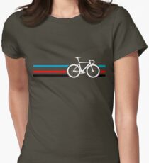 Bike Stripes Velodrome Women's Fitted T-Shirt