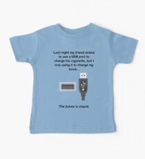The future is stupid - dark text Baby Tee