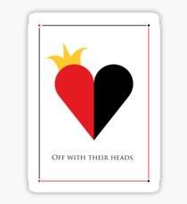 Queen of Hearts Sticker