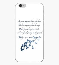 The Traveler's Blessing (May We Meet Again) iPhone Case