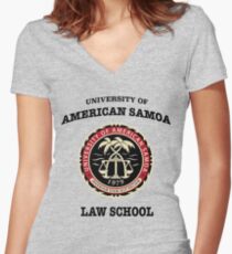 University of American Samoa Women's Fitted V-Neck T-Shirt