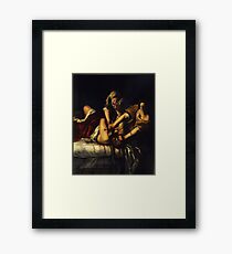 Judith Slaying Holofernes von Artemisia Gentileschi Gerahmtes Wandbild