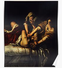 Judith Slaying Holofernes by Artemisia Gentileschi Poster