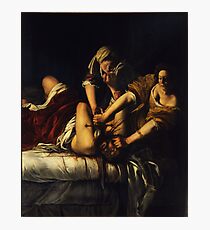 Judith Slaying Holofernes von Artemisia Gentileschi Fotodruck