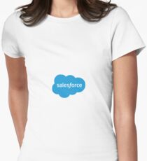 SalesForce Logo Women's Fitted T-Shirt